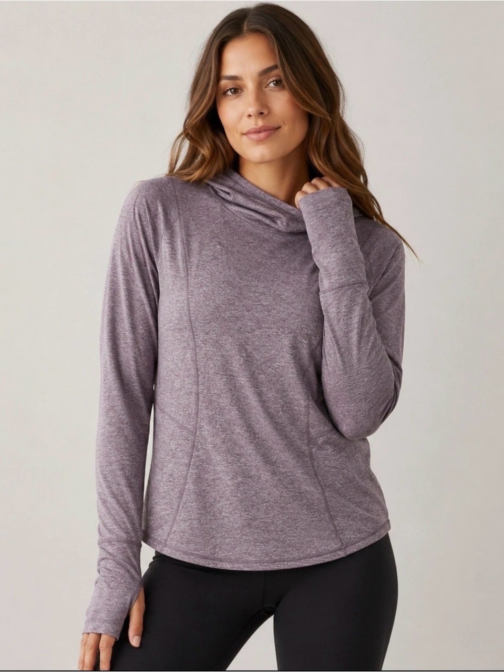 Lululemon Ready to Rulu Hoodie in heathered frosted mulberry Size M
